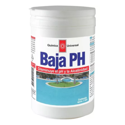 Baja Ph Para Piscinas 1 Kg Quimica Universal
