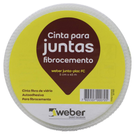 Cinta Fibra Vidrio Autoadhesiva Para Junta Yesocartón Fibrocemento