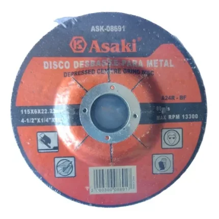 Disco De Desbaste Para Metal 115mm