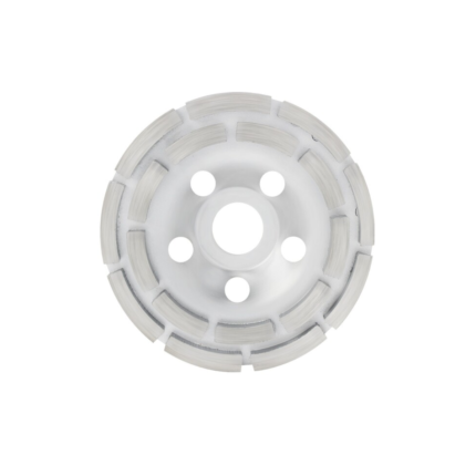 Disco Copa Diamantado Doble Segmentado Para Pulir De 4-1/2''