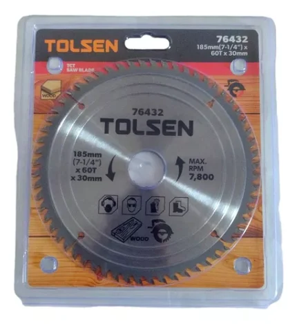 Disco Sierra Circular 7 1/4 PuLG 60 Dientes. Melamina Madera