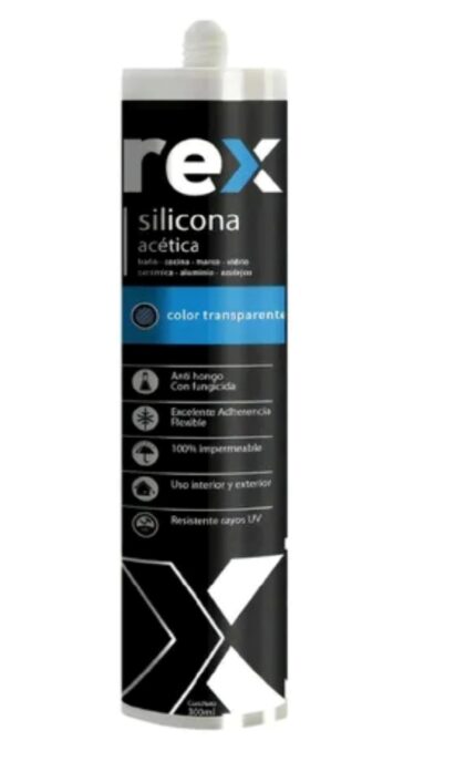 Silicona Transparente Baño/cocina C/fungicida 300ml