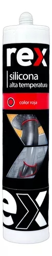 Silicona De Alta Temperatura Roja 300ml