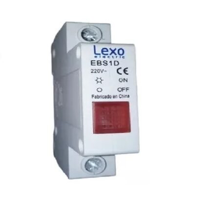 Luz Piloto Roja Led Lexo Electric Para Riel Din 35mm 220 V