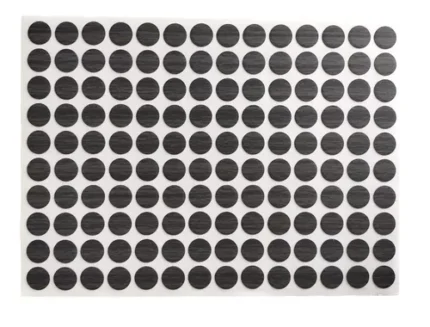 Tapa Adhesiva De 12 Mm, Color Espresso Para Tornillos