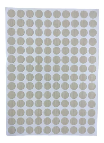 Tapa Adhesiva De 12 Mm, Alaska Para Tornillos