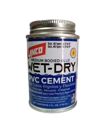 Pegamento Pvc Wet Dry Lanco