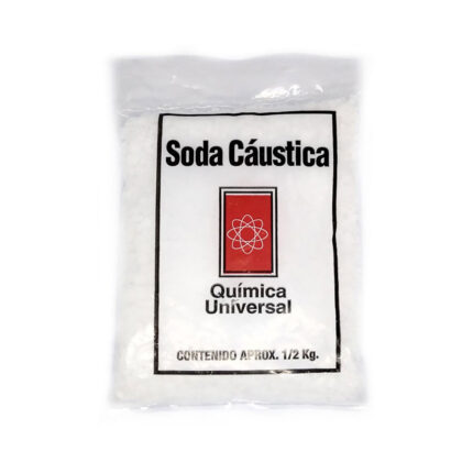 Soda Caustica Quimica Universal 1/2 Kg
