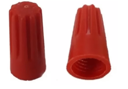 Conector Plástico Cónico Para Cable Naranja E-33 100und