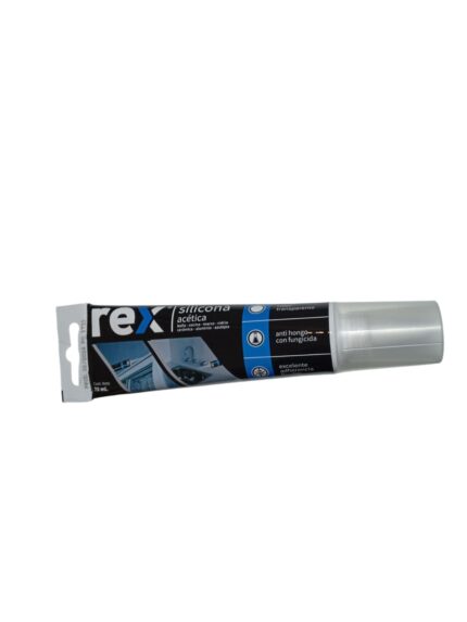 Silicona acética transparente pomo 70 ml