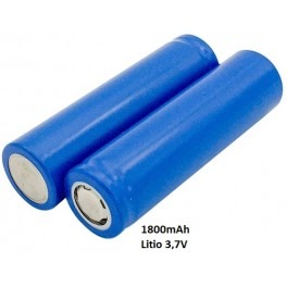 Pila azul plana 1800 mAh litio 3.7 V