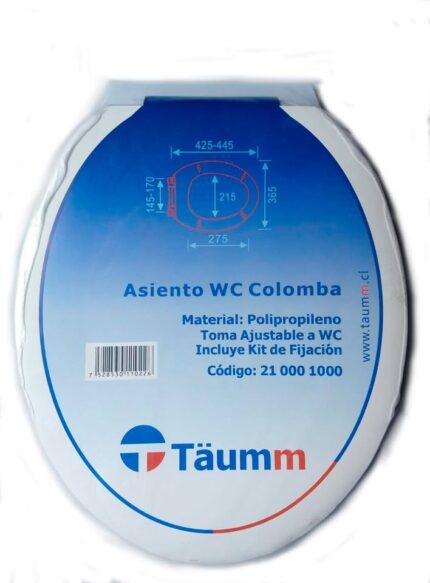 Asiento (tapa) Wc Colomba