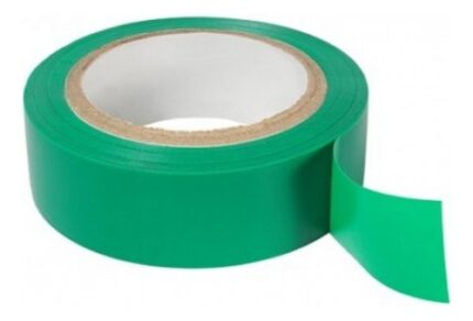 Cinta aislante de PVC 5 Mts VERDE Stanford