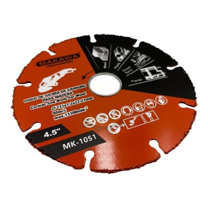 Disco De Carburo Para Madera 115mm