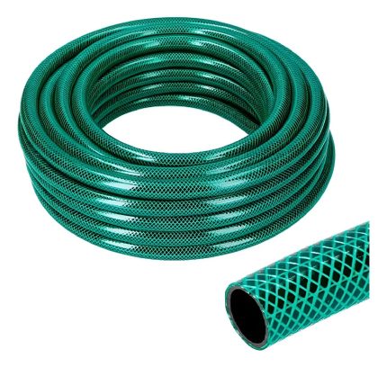 MANGUERA JARDIN 10 MTS 1/2 VERDE OSCURO 10MTS