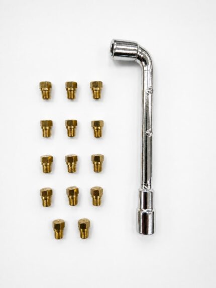 KIT DE INYECTORES PARA CALEFONT IONIZADO + LLAVE DE INSTALACION